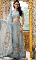 SERENCE BLUE LEHENGA SET