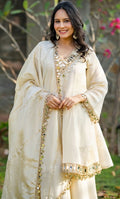 MAHAL SHEESH SHARARA SET