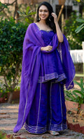 CHIC VIOLET SHARARA SET