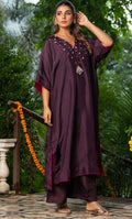 CRIVORA WINE ANARKALI SET