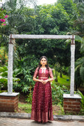 MITHRA MAXI - ROYAL MAROON