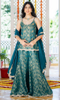 MISHKA FIROZA BROCADE SUIT SET