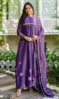 METALLICA PURPLE ANARKALI SET
