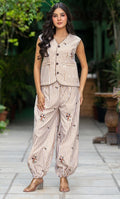 SANDSTONE BROWN STRIPED CO-ORD SET