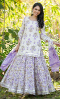 BELLA COTTON KURTA SKIRT SET