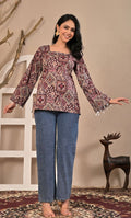 RUSTICA SQUARE NECK KURTI