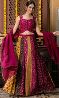 VERNIKA MULTI COLOR LEHENGA SET