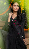 SPARSH BLACK ANARKALI SET