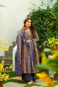 ABHIRUCHI BLUE MUSLIN SUIT SET