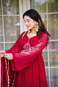 RAJASTHANI ROUGE SUIT SET
