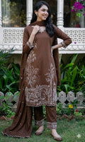 MUD BROWN SUIT SET