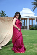 Tarani Maheshwari Silk Saree