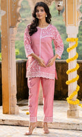 MUSE BLUSH KURTA CO ORD SET