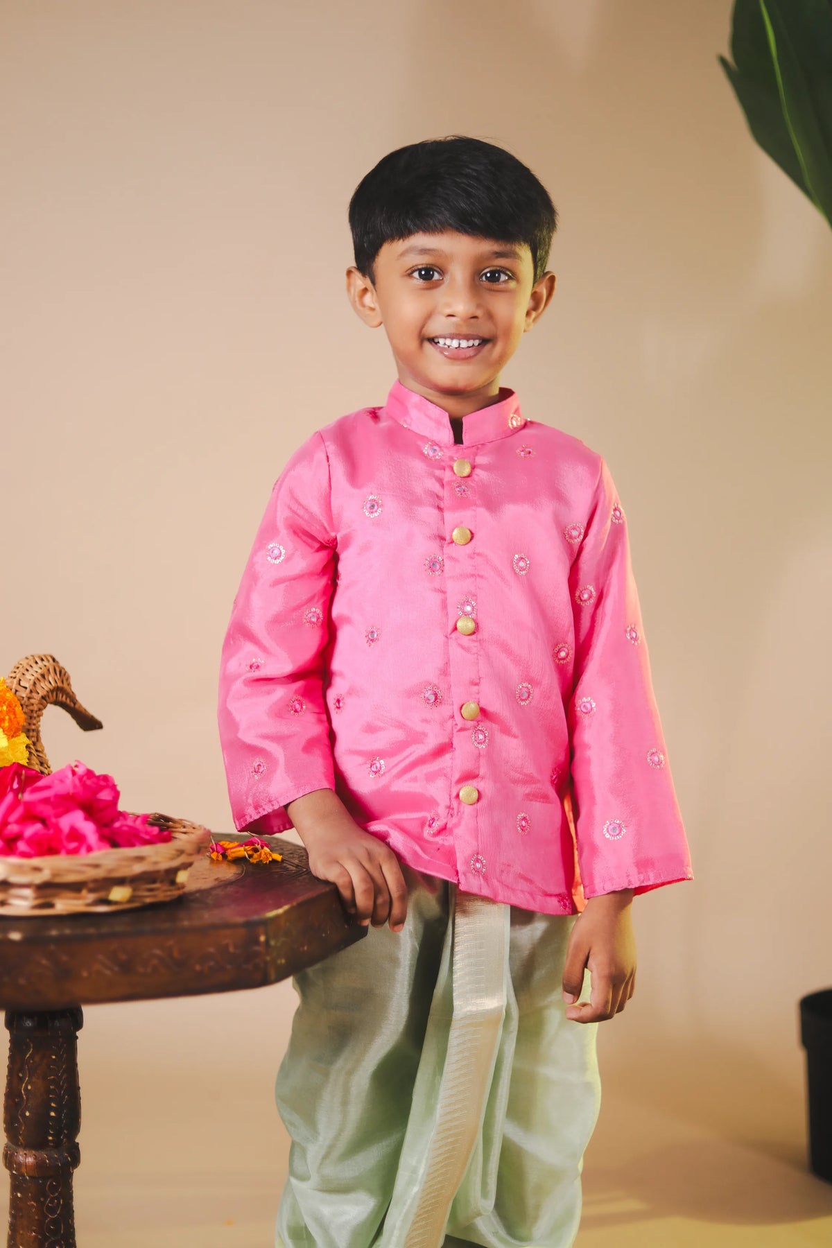 Yadvi Dhoti Set - Pink