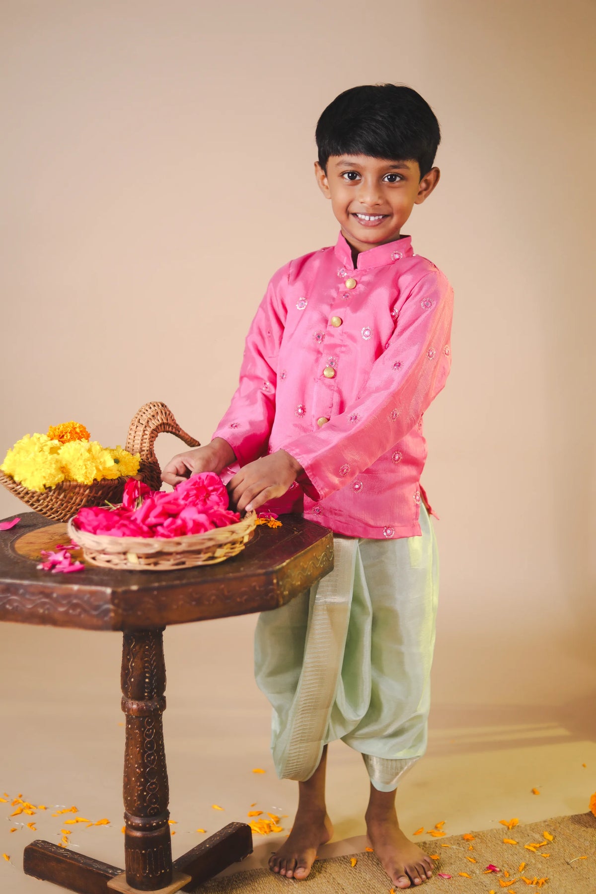 Yadvi Dhoti Set - Pink