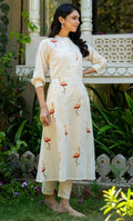 FLAMINGO COTTON KURTA CO-ORD SET