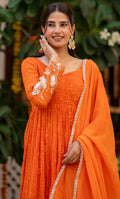 SUNBERRY ORGANZA ANARKALI SET