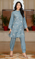 ABEER BLUE KURTA CO-ORD SET