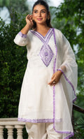 CHANDRIKA PURPLE SUIT SET