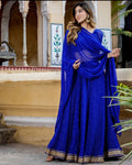 NAVY BLUE BANDHINI LEHENGA SET