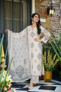 SAFRIN BLOCKPRINTED COTTON KURTA SET