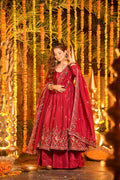 SANGRIDA ORGANZA ANARKALI SUIT SET