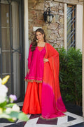 RUBRA SHARARA SUIT SET