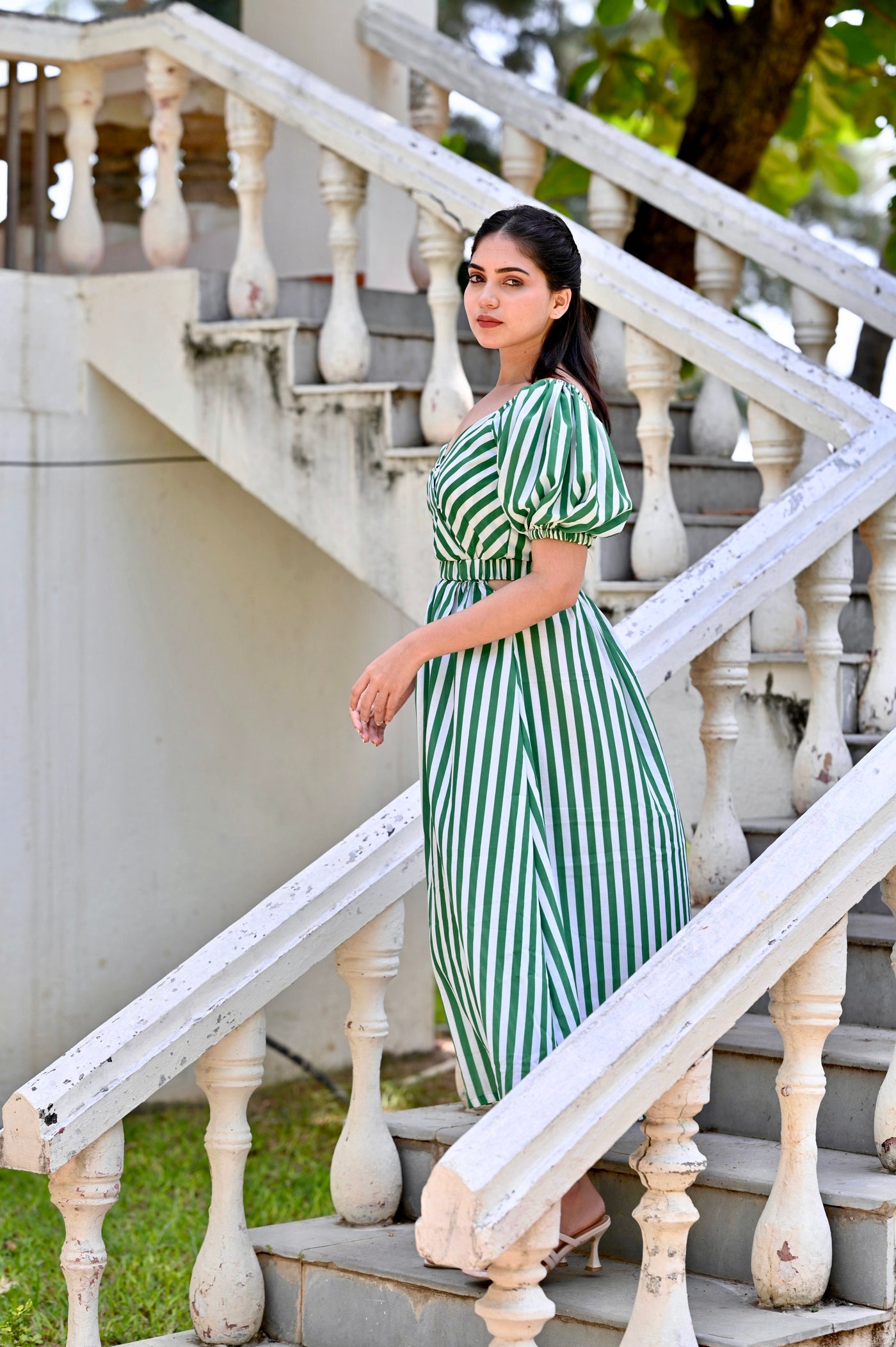 green stripe dress & Black Striped Women's with Collar Notched Lapel this midi blends everyday ease with put Whistles Alex Stripe Shirt Dress