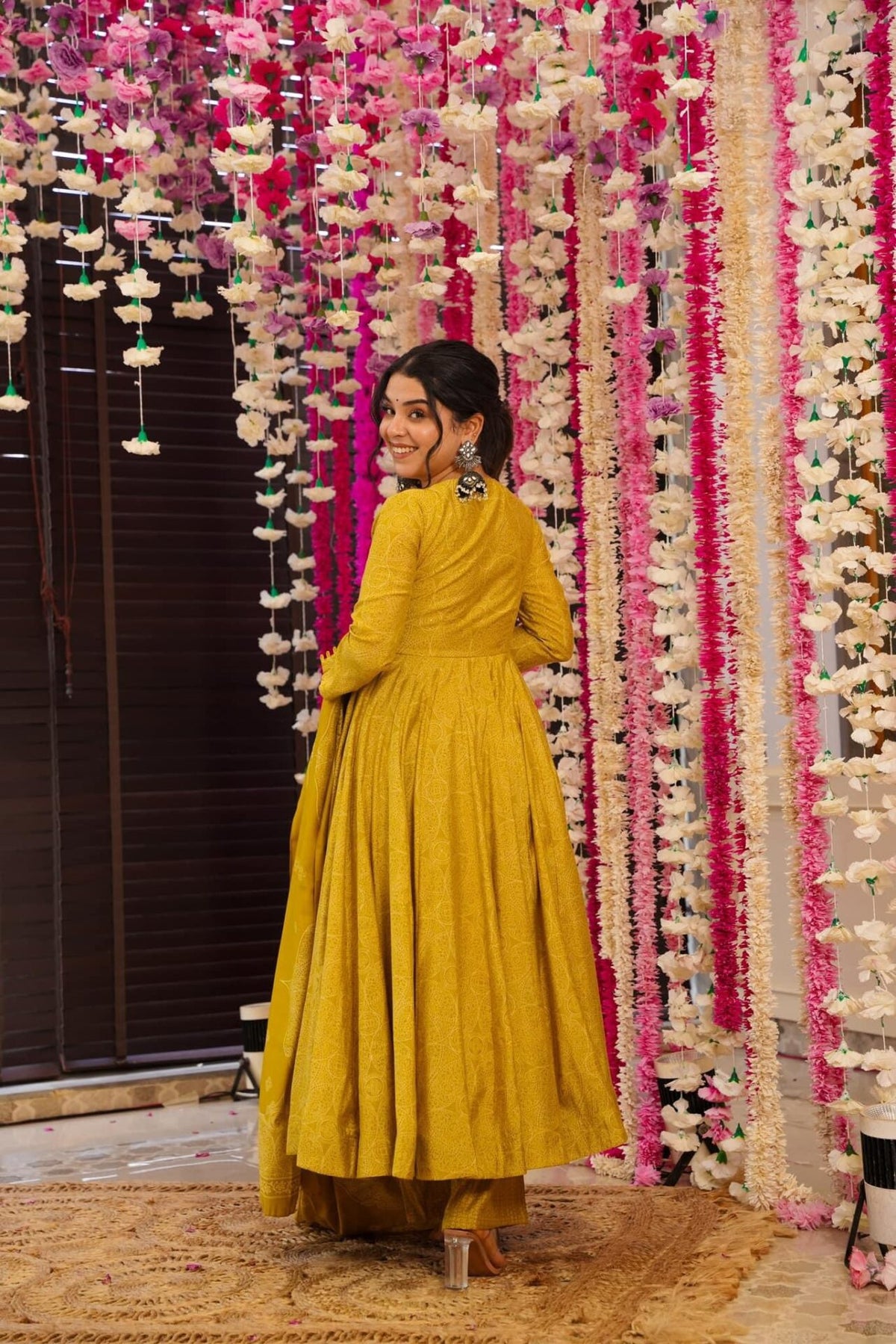 Zesty mustard suit set