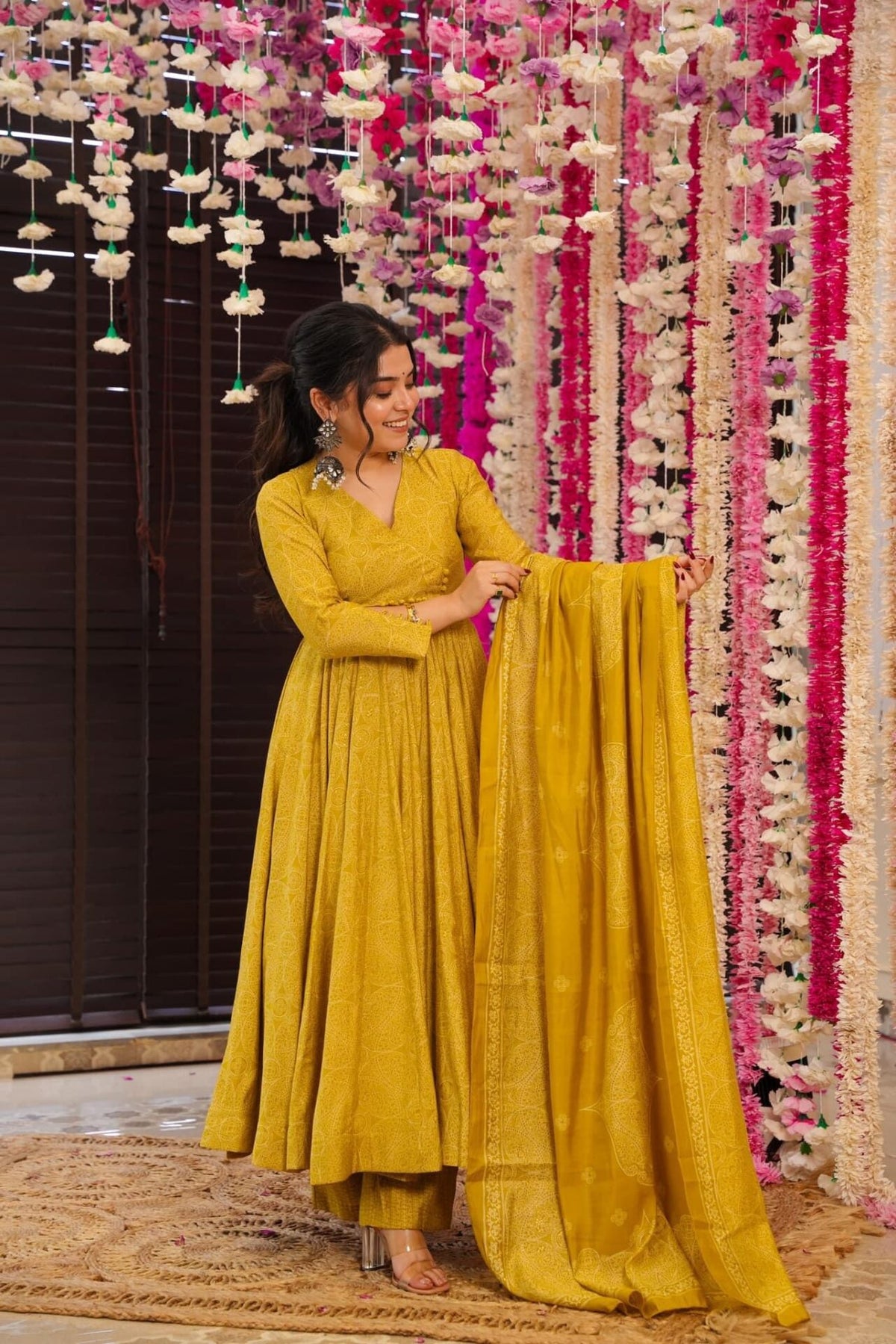 Zesty mustard suit set