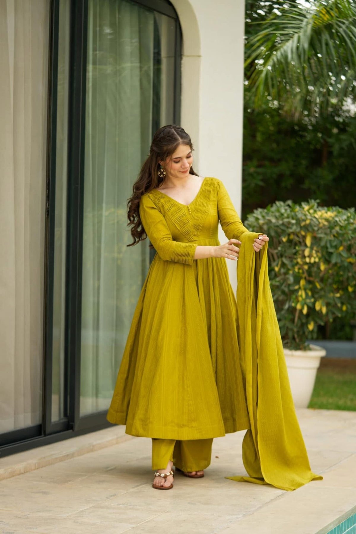 Kairavi mustard suit set