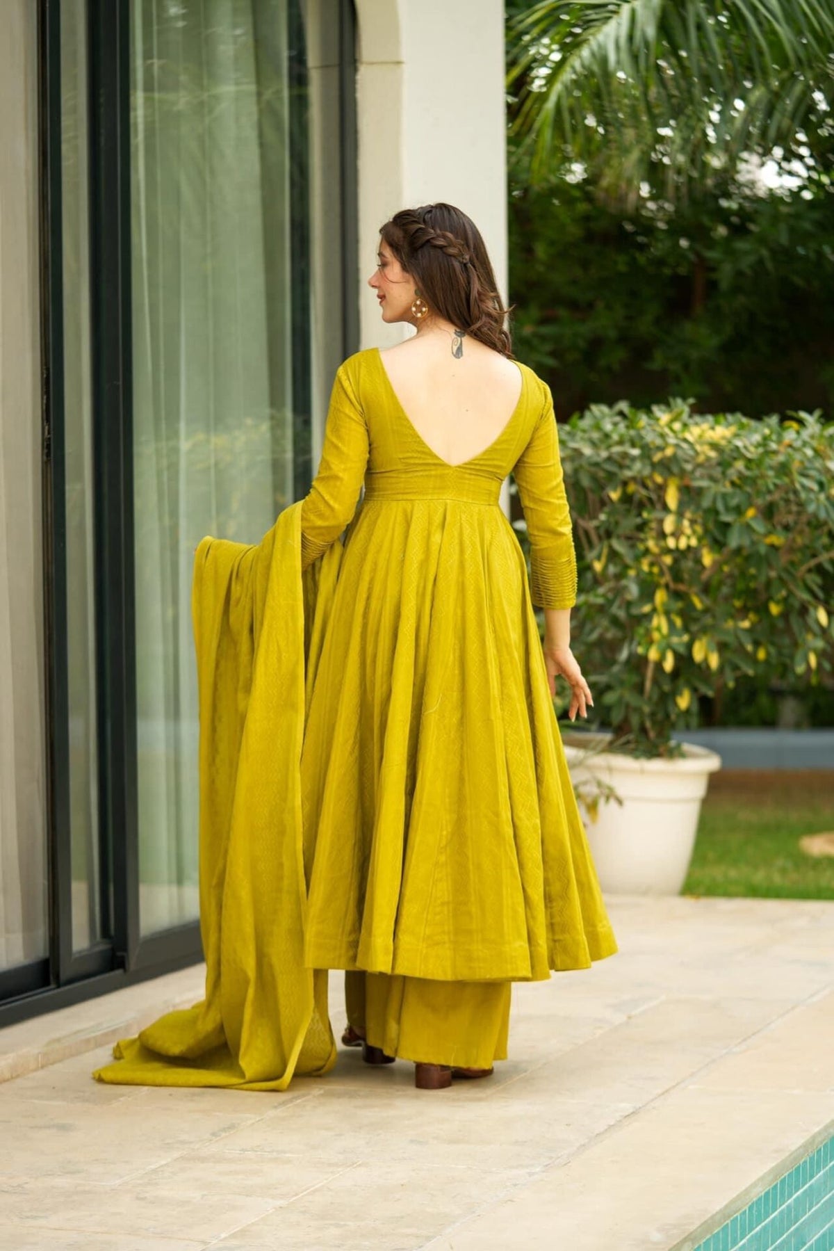 Kairavi mustard suit set