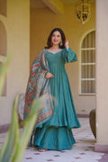AURIC VEIL ANARKALI SUIT SET