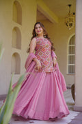 ZIVARA GRACE PINK KURTA SET