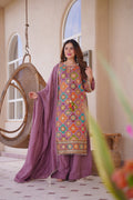 TIRAYA HEAVY EMBROIDERED KURTA SET