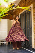 TANU COTTON ANARKALI SUIT SET
