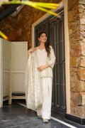 SHWETA WHITE FARSHI SALWAR SET