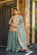 VEEKSHA HEAVY EMBROIDERED KURTA SET