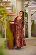 MALLIKA COTTON ANARKALI SUIT SET