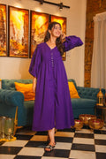 AURELIA PURPLE COTTON DRESS