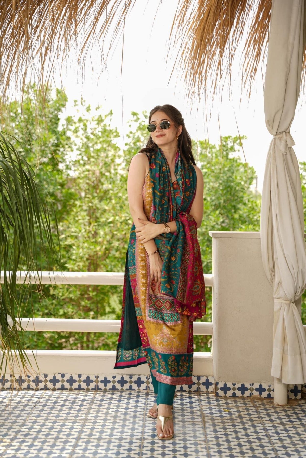 ZAINAB SILK KURTA SET