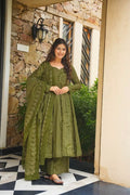 CHITRAYA COTTON ANARKALI SUIT SET