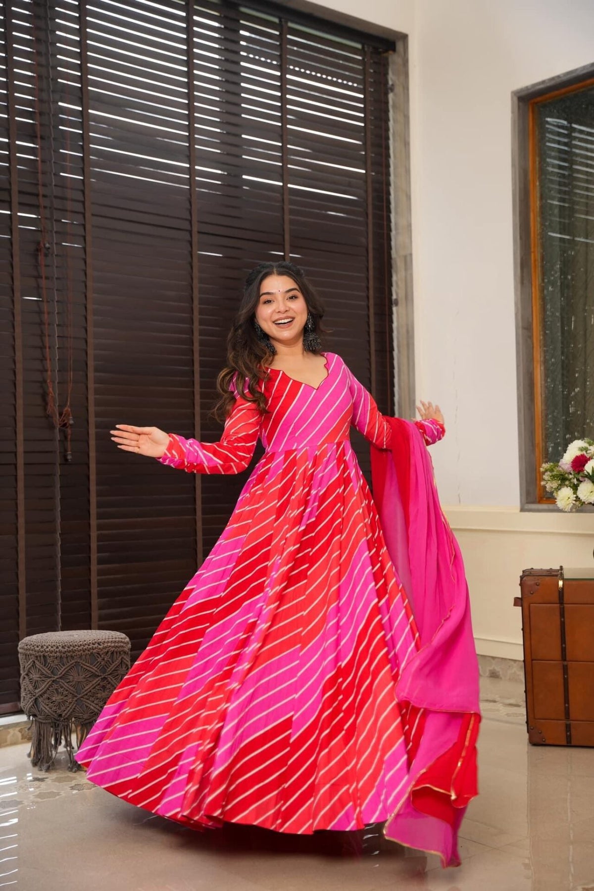 Kaveri leheriya maxi set