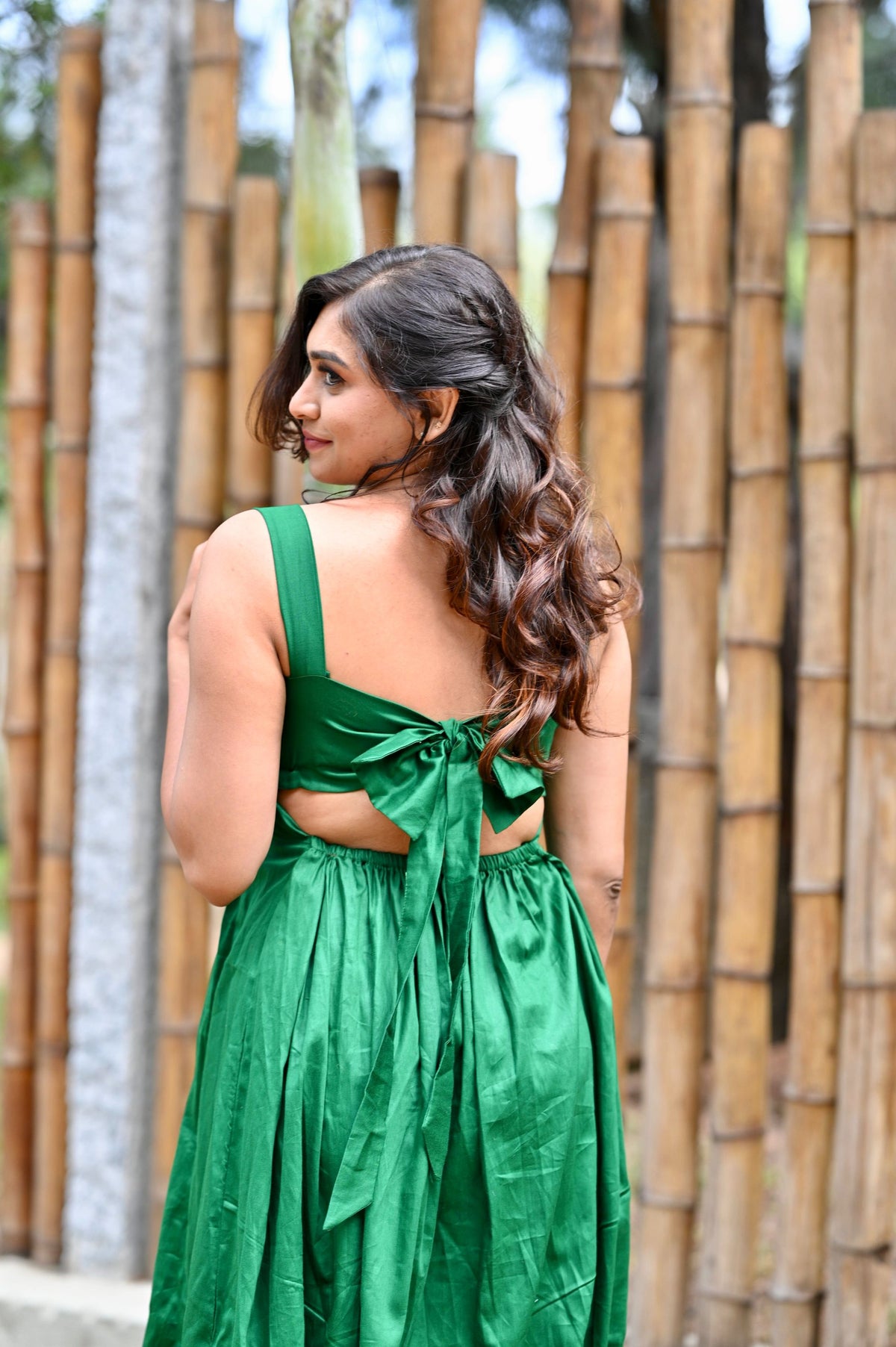 Emerald Green Fit and Flare Dress Radheys Emerald Green Fit and Flare Dress Radheys