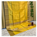 Tara Yellow Tissue Cotton Silk Saree