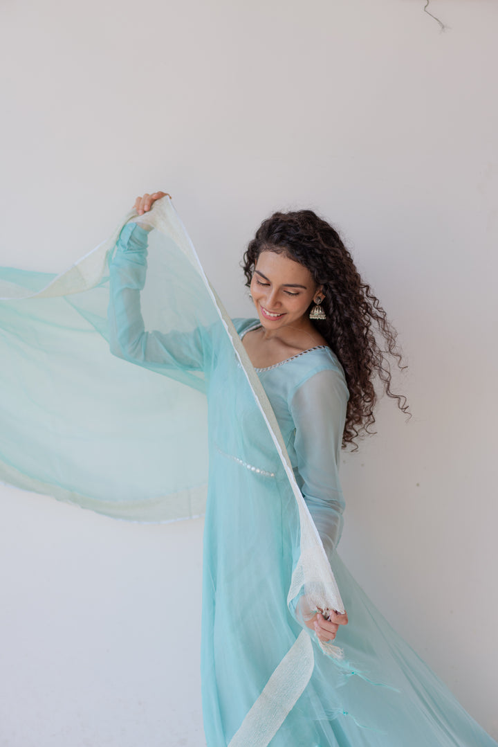 Buy FLORAL DREAM GIRL SKY BLUE DRESS for Women Online in India