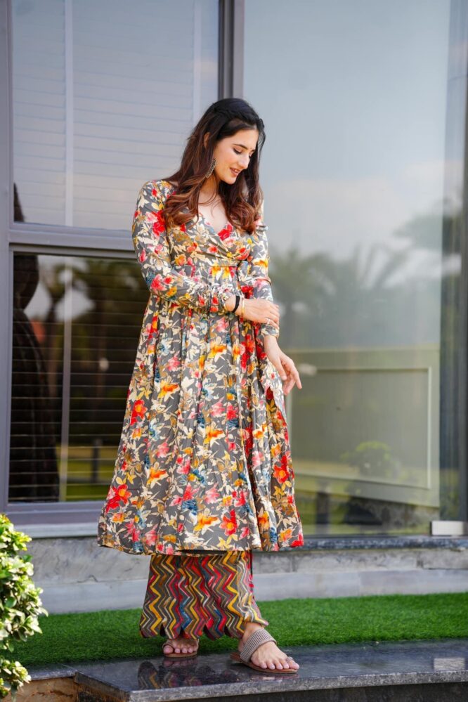 Art Silk - Floral Print - Buy Salwar Suits for Women Online in Latest  Designs