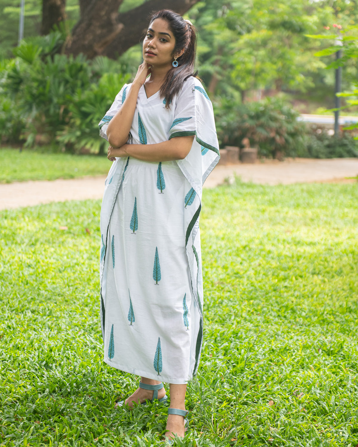 Jaan (long)- A Kaftan in the softest of Jaipur cotton